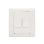 Typer White Series 2-Gang Switch Superior Quality